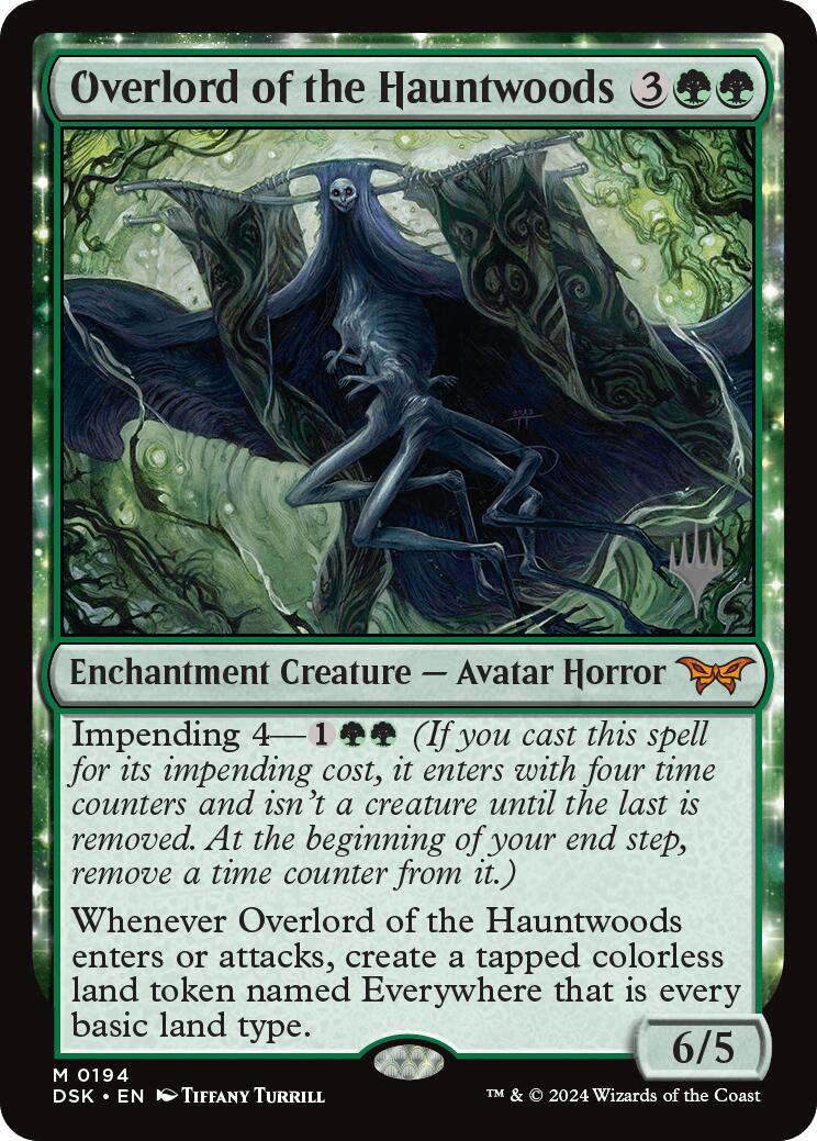 Overlord of the Hauntwoods (Promo Pack) [Duskmourn: House of Horror Promos] | Webway Games