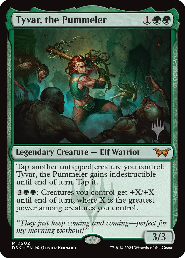 Tyvar, the Pummeler (Promo Pack) [Duskmourn: House of Horror Promos] | Webway Games
