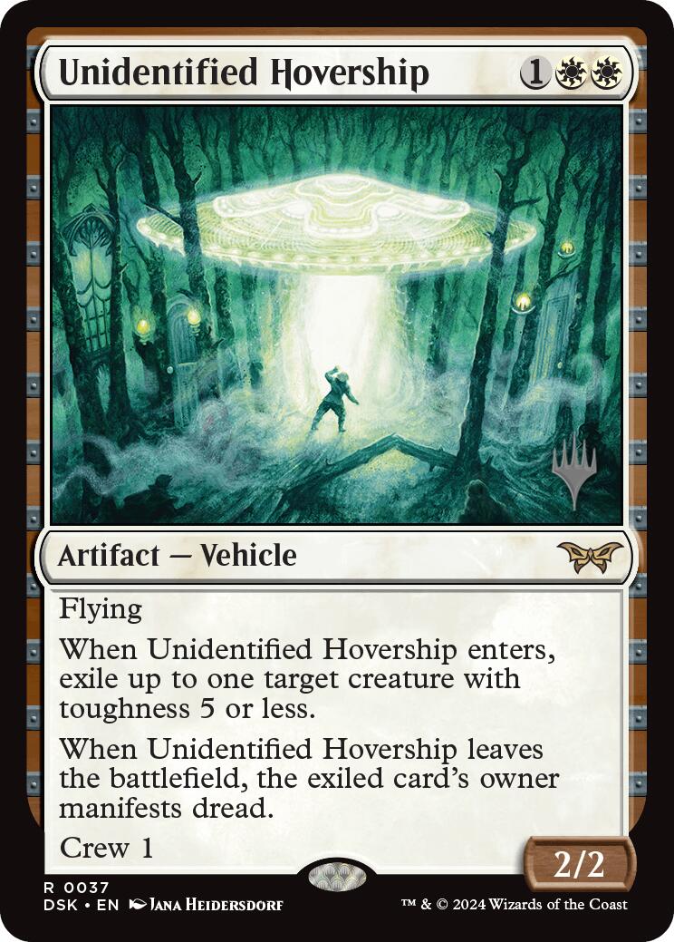 Unidentified Hovership (Promo Pack) [Duskmourn: House of Horror Promos] | Webway Games