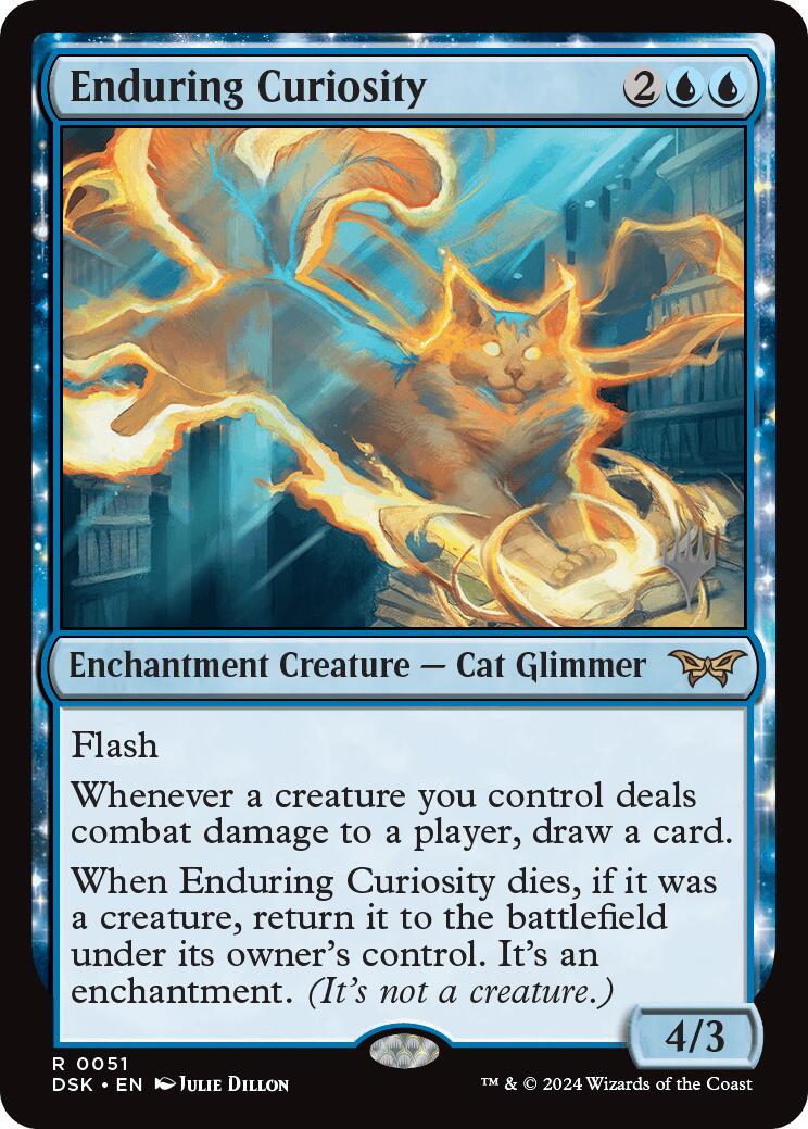 Enduring Curiosity (Promo Pack) [Duskmourn: House of Horror Promos] | Webway Games