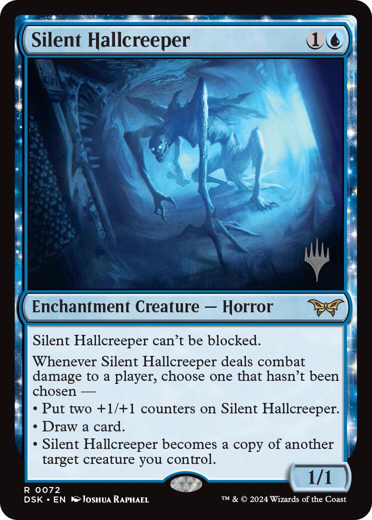 Silent Hallcreeper (Promo Pack) [Duskmourn: House of Horror Promos] | Webway Games