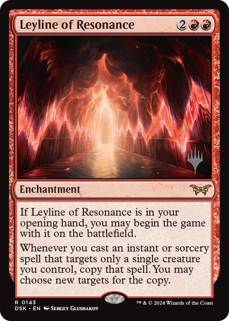 Leyline of Resonance (Promo Pack) [Duskmourn: House of Horror Promos] | Webway Games