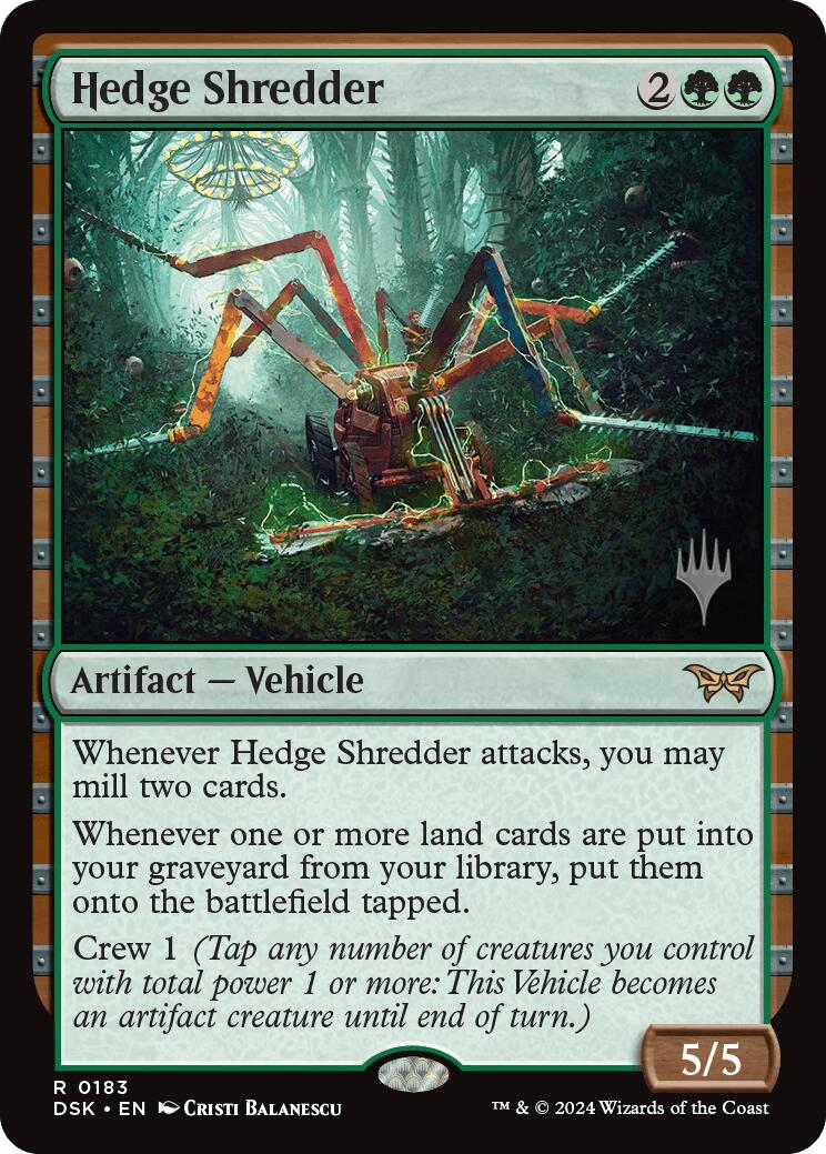 Hedge Shredder (Promo Pack) [Duskmourn: House of Horror Promos] | Webway Games