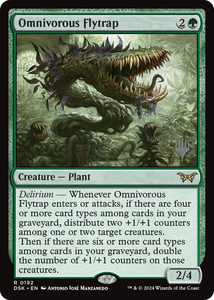 Omnivorous Flytrap (Promo Pack) [Duskmourn: House of Horror Promos] | Webway Games