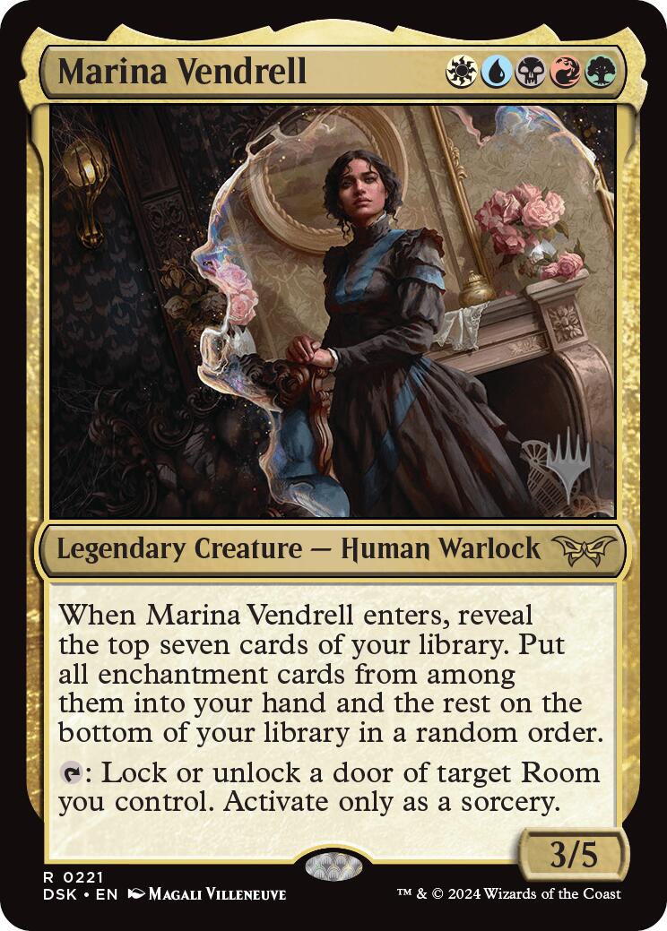 Marina Vendrell (Promo Pack) [Duskmourn: House of Horror Promos] | Webway Games
