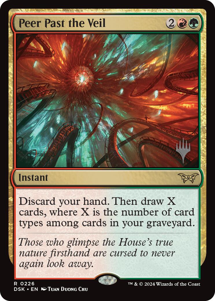Peer Past the Veil (Promo Pack) [Duskmourn: House of Horror Promos] | Webway Games