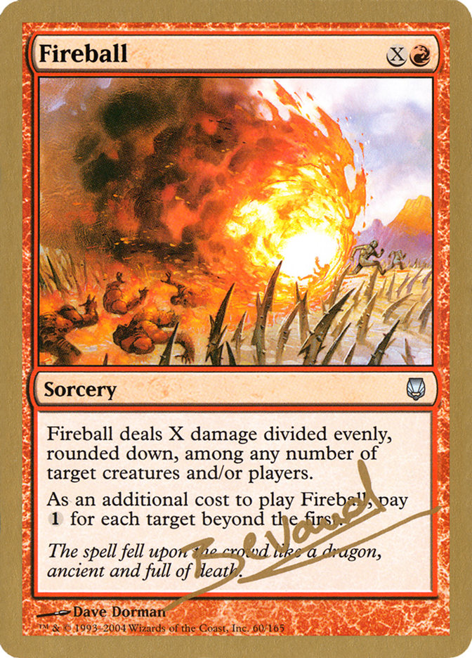 Fireball (Manuel Bevand) [World Championship Decks 2004] | Webway Games