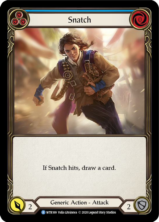 Snatch (Blue) [U-WTR169] (Welcome to Rathe Unlimited)  Unlimited Rainbow Foil | Webway Games