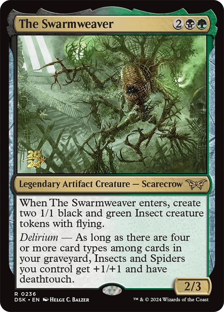 The Swarmweaver (0236) [Duskmourn: House of Horror Prerelease Promos] | Webway Games