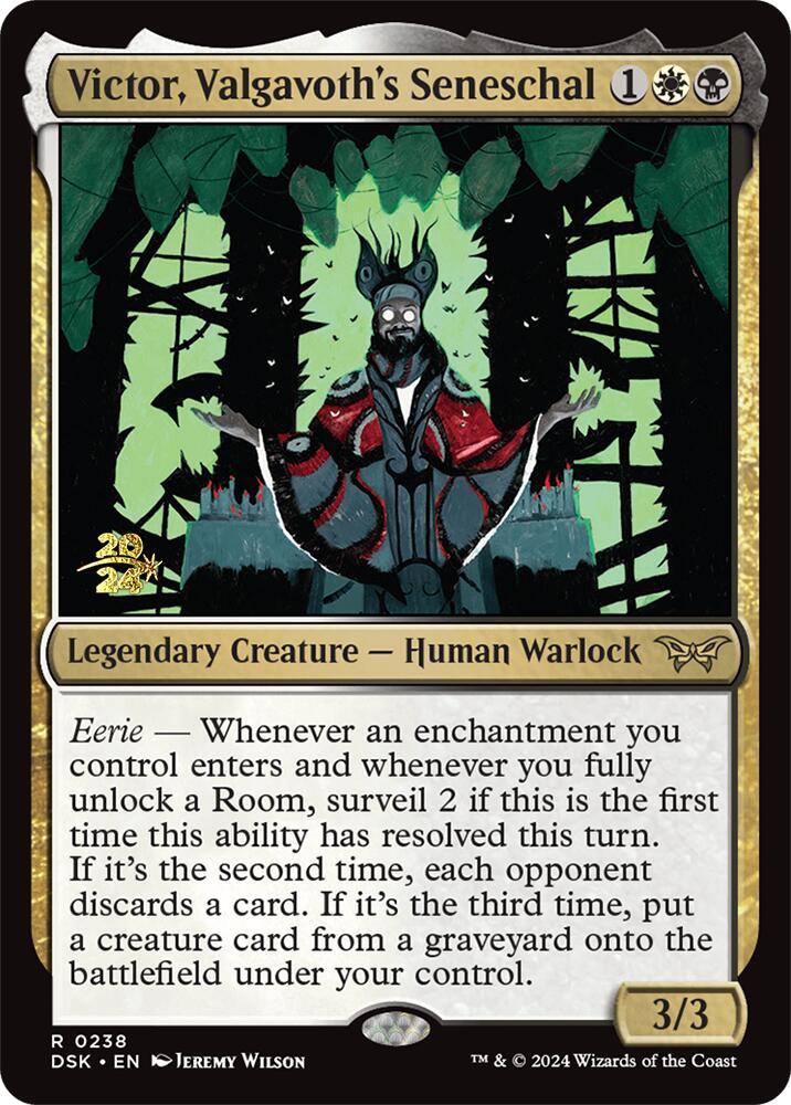 Victor, Valgavoth's Seneschal [Duskmourn: House of Horror Prerelease Promos] | Webway Games
