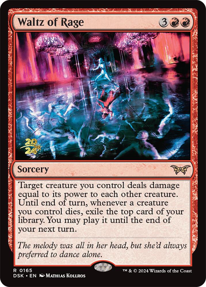 Waltz of Rage [Duskmourn: House of Horror Prerelease Promos] | Webway Games