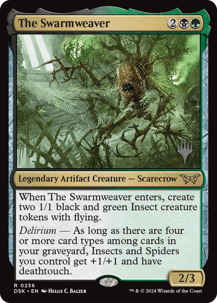 The Swarmweaver (0236) (Promo Pack) [Duskmourn: House of Horror Promos] | Webway Games