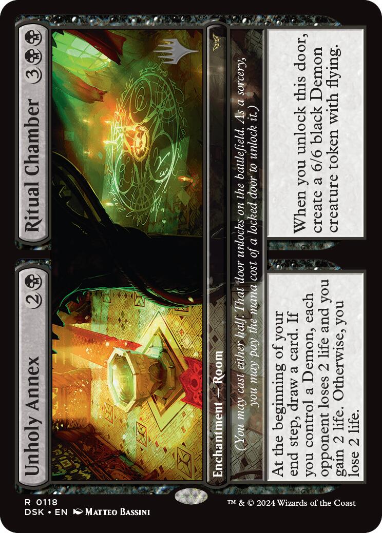 Unholy Annex // Ritual Chamber (Promo Pack) [Duskmourn: House of Horror Promos] | Webway Games