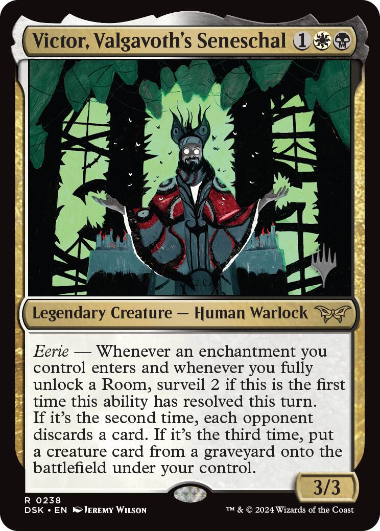 Victor, Valgavoth's Seneschal (Promo Pack) [Duskmourn: House of Horror Promos] | Webway Games