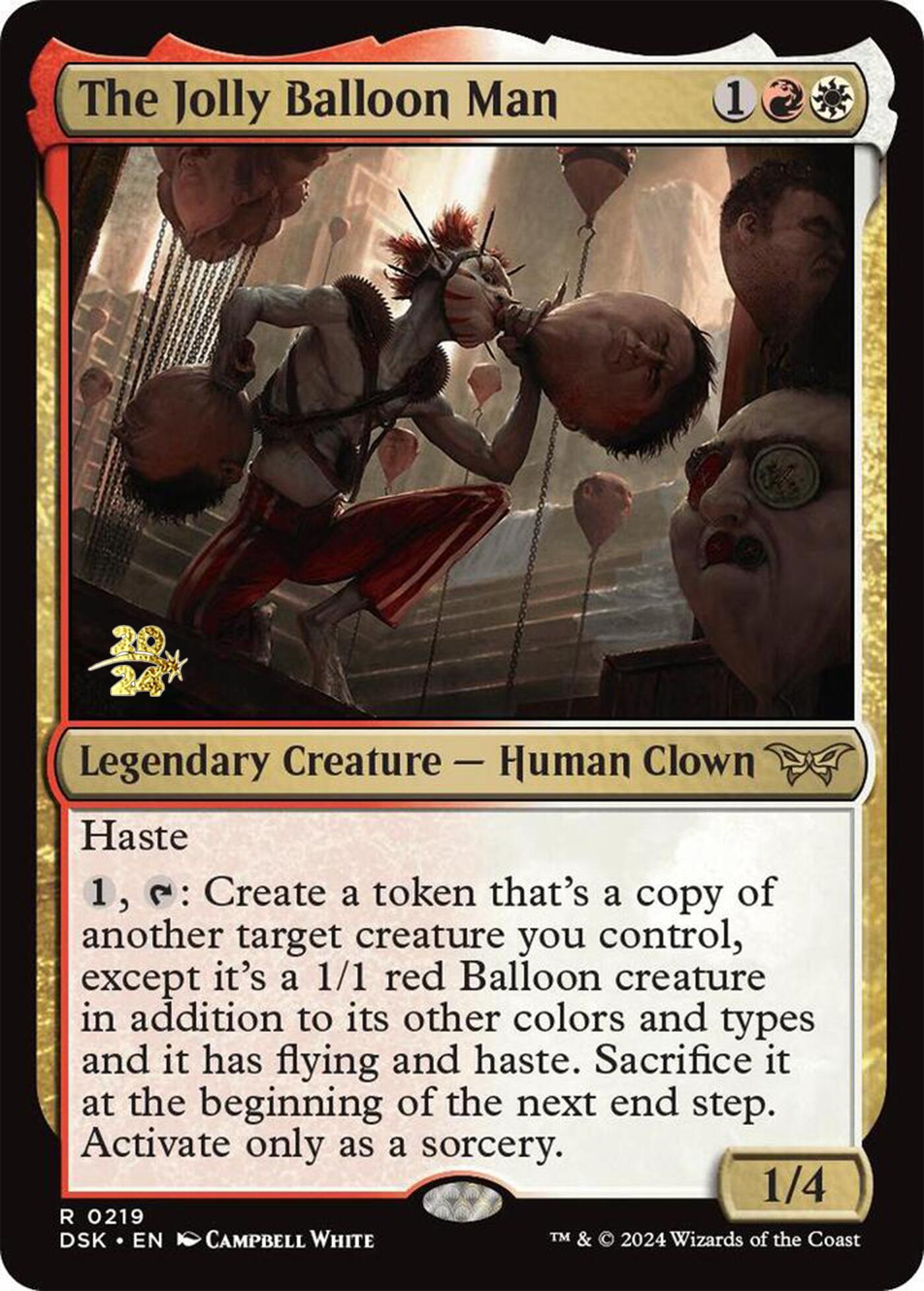 The Jolly Balloon Man [Duskmourn: House of Horror Prerelease Promos] | Webway Games