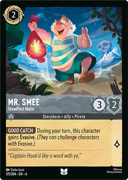Mr. Smee - Steadfast Mate (175/204) [Azurite Sea] | Webway Games