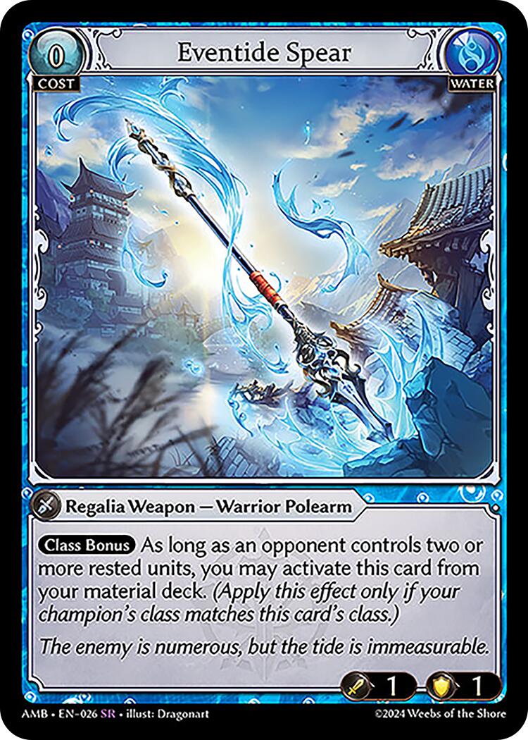 Eventide Spear (026) [Mortal Ambition] | Webway Games