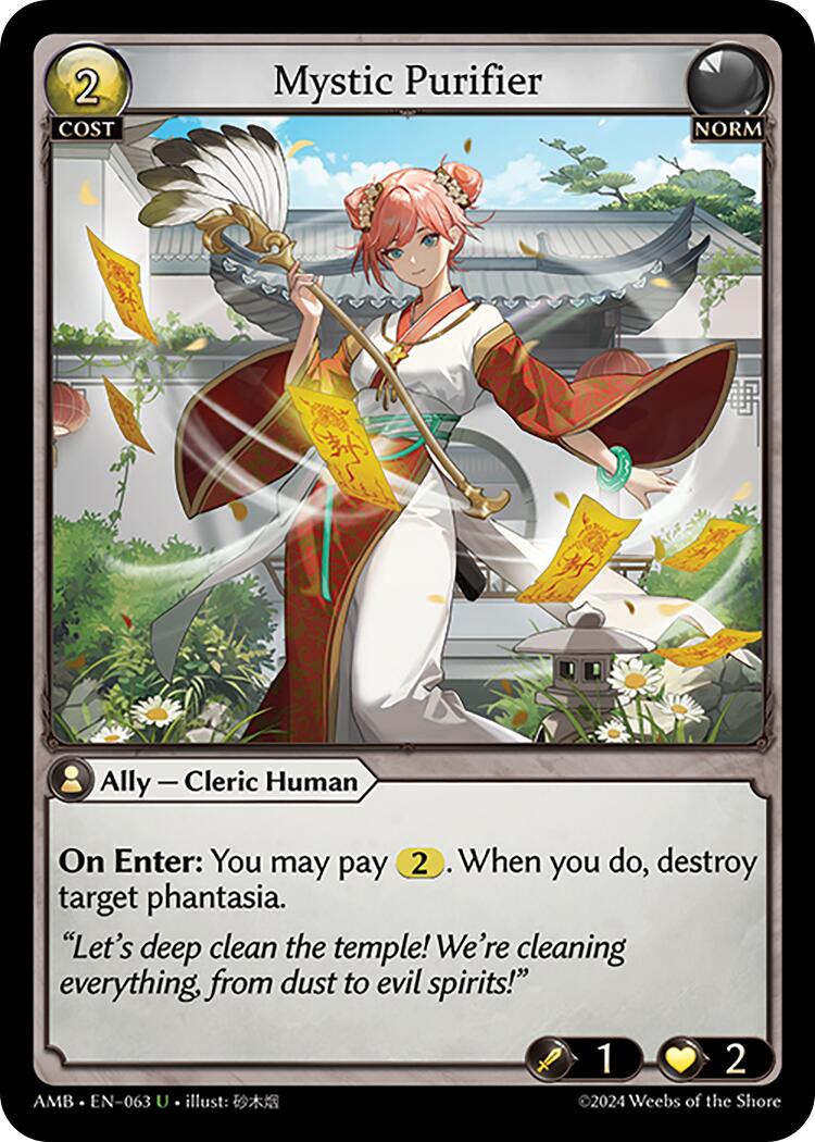 Mystic Purifier (063) [Mortal Ambition] | Webway Games