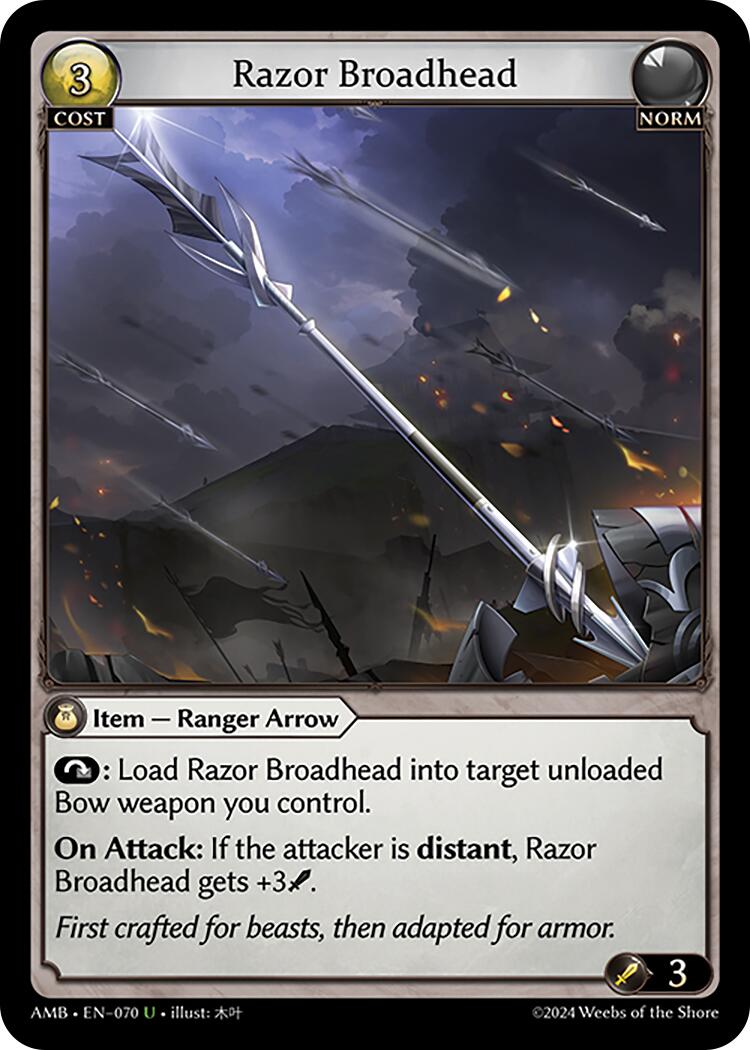 Razor Broadhead (070) [Mortal Ambition] | Webway Games