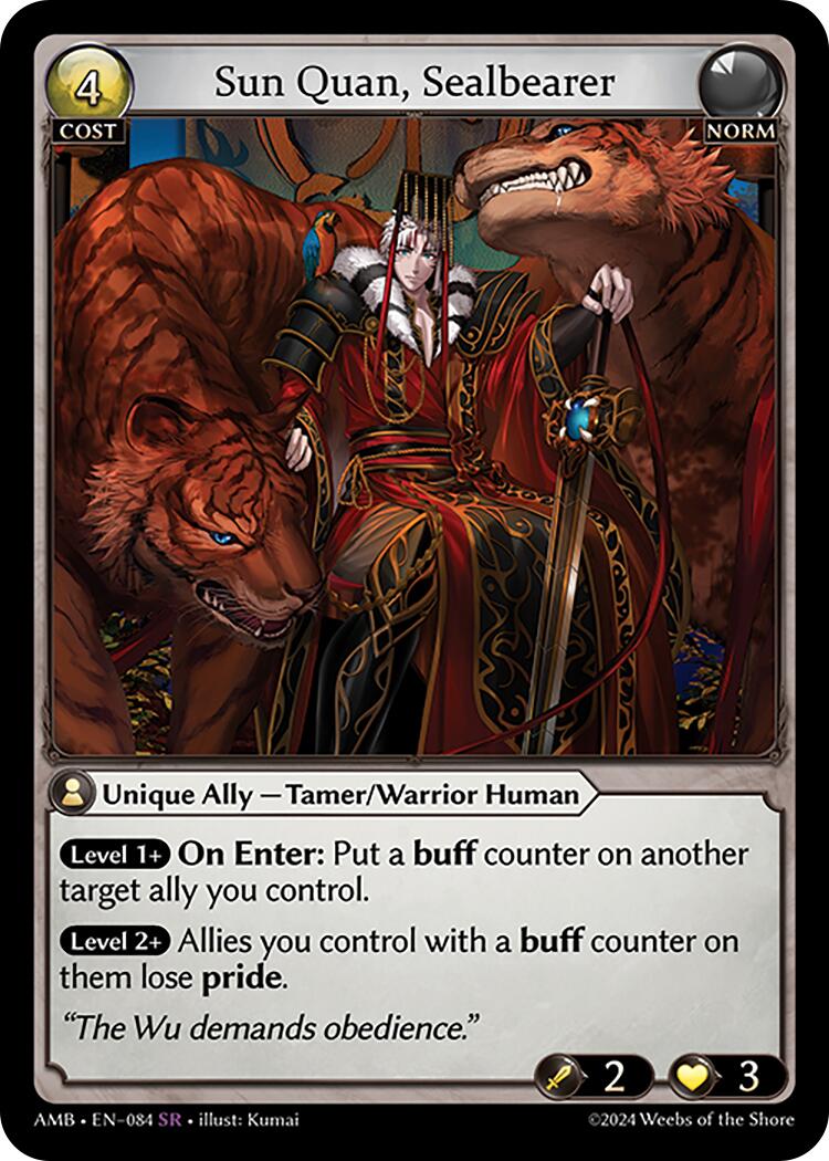 Sun Quan, Sealbearer (084) [Mortal Ambition] | Webway Games