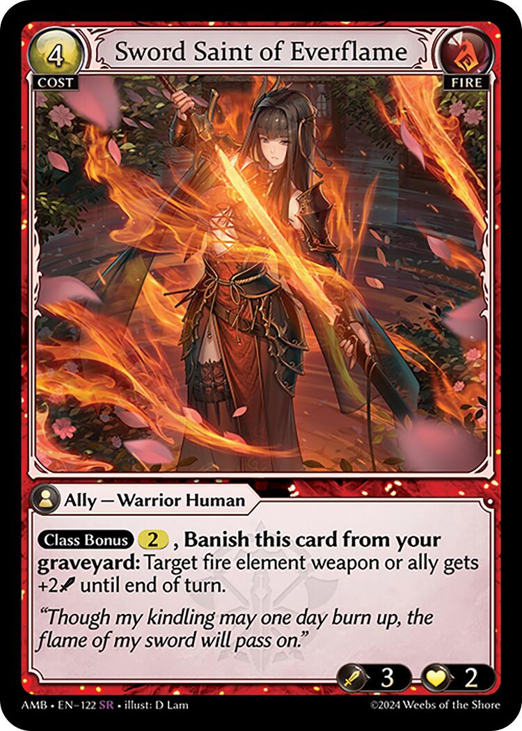 Sword Saint of Everflame (122) [Mortal Ambition] | Webway Games