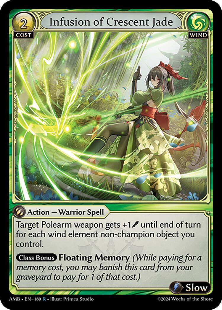 Infusion of Crescent Jade (180) [Mortal Ambition] | Webway Games