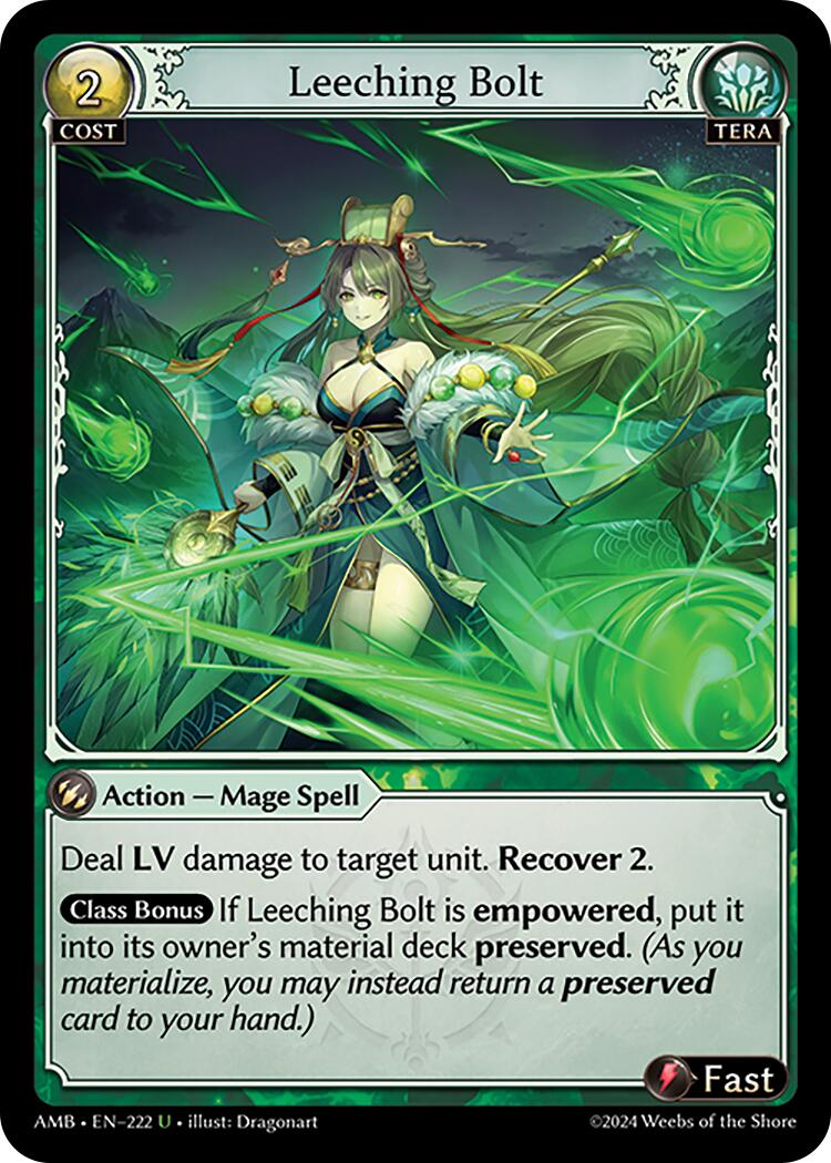 Leeching Bolt (222) [Mortal Ambition] | Webway Games