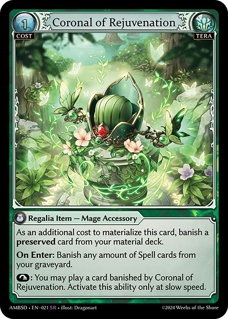 Coronal of Rejuvenation (021) [Mortal Ambition Starter Decks] | Webway Games