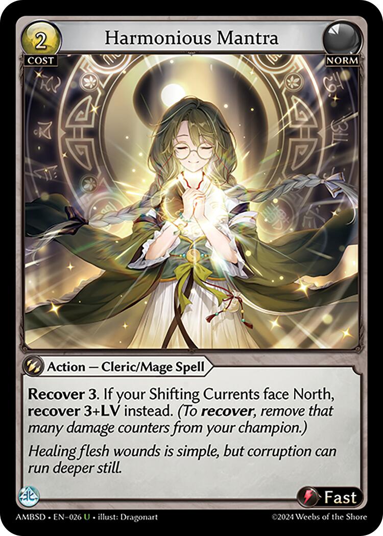 Harmonious Mantra (026) [Mortal Ambition Starter Decks] | Webway Games