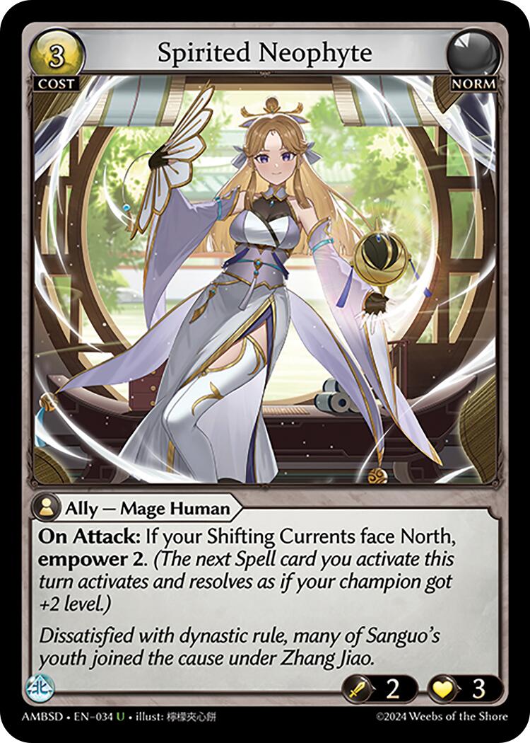 Spirited Neophyte (034) [Mortal Ambition Starter Decks] | Webway Games