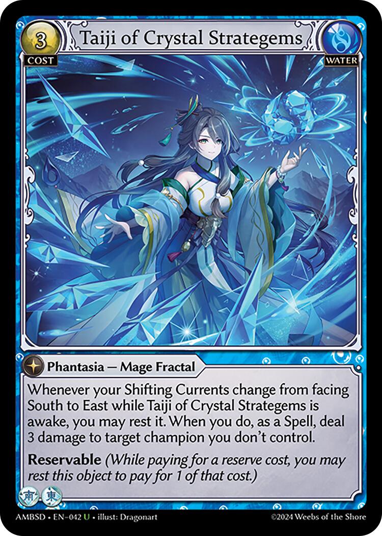 Taiji of Crystal Strategems (042) [Mortal Ambition Starter Decks] | Webway Games