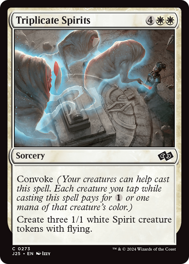 Triplicate Spirits [Foundations Jumpstart] | Webway Games