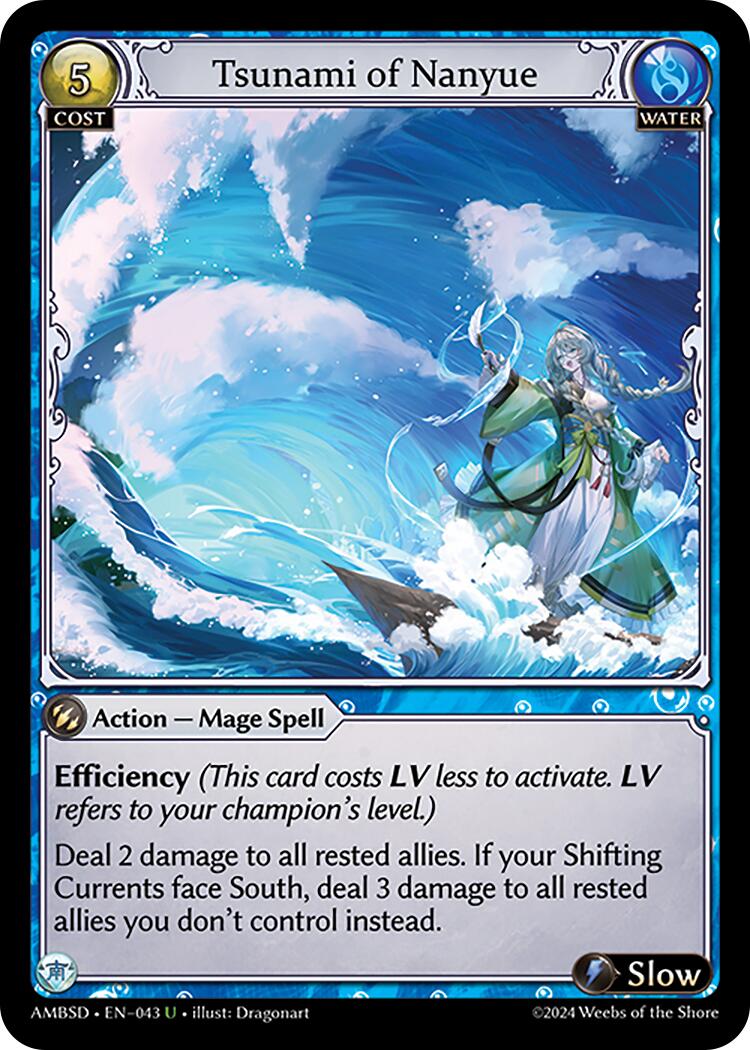 Tsunami of Nanyue (043) [Mortal Ambition Starter Decks] | Webway Games