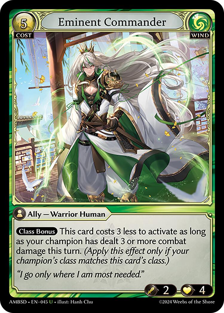 Eminent Commander (045) [Mortal Ambition Starter Decks] | Webway Games