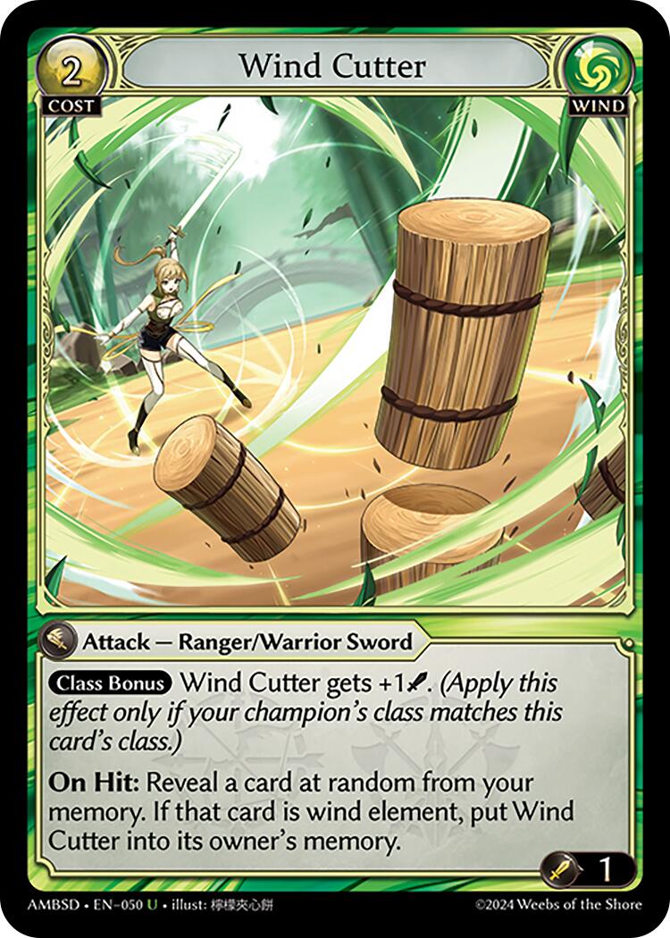 Wind Cutter (050) [Mortal Ambition Starter Decks] | Webway Games