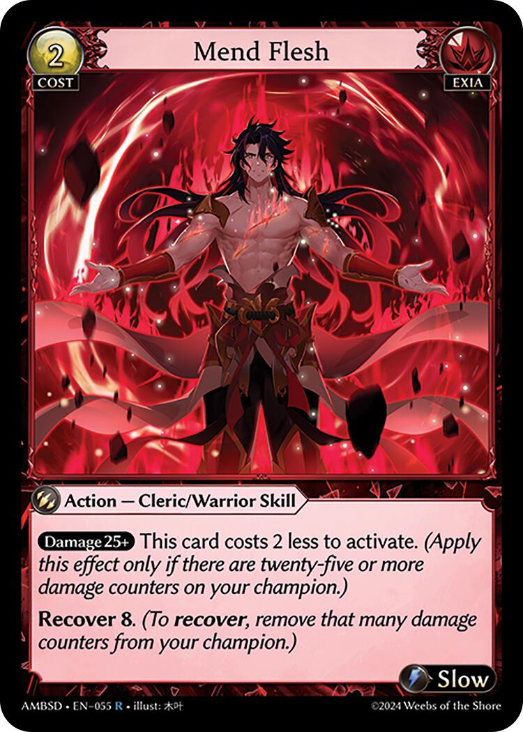 Mend Flesh (055) [Mortal Ambition Starter Decks] | Webway Games