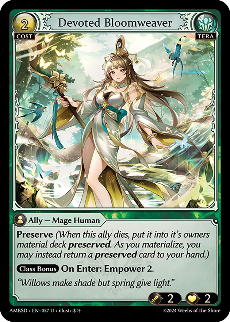 Devoted Bloomweaver (057) [Mortal Ambition Starter Decks] | Webway Games