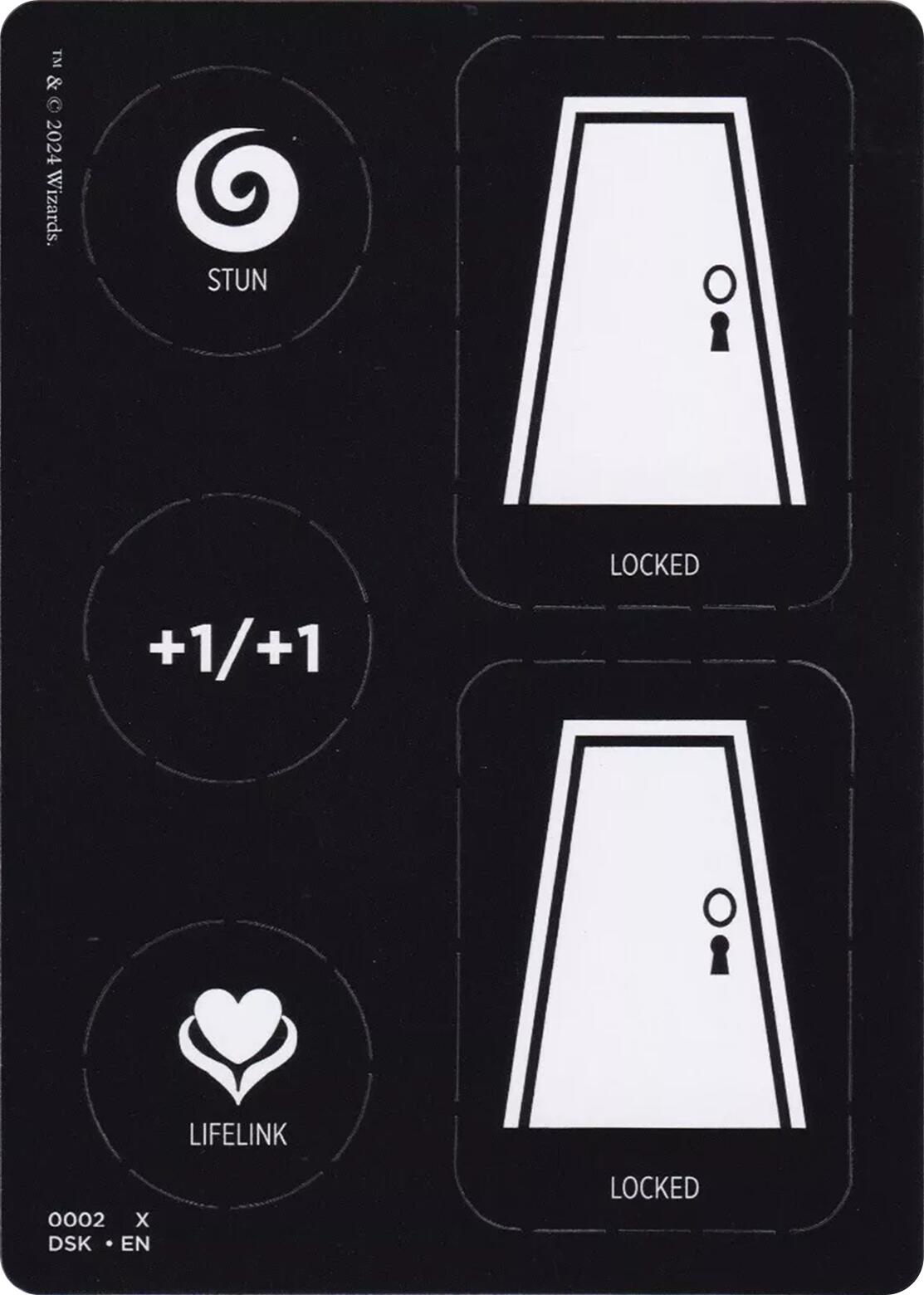 Punch Card Token (1 // 2) [Duskmourn: House of Horror Tokens] | Webway Games