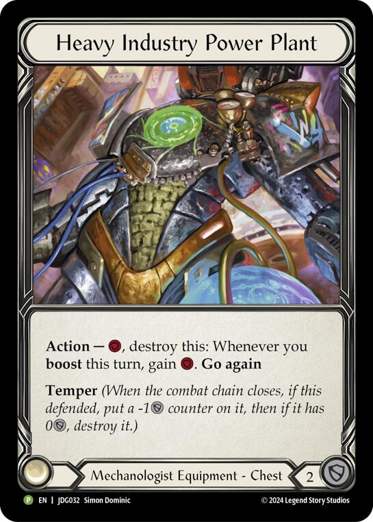 Heavy Industry Power Plant [JDG032] (Promo)  Cold Foil | Webway Games