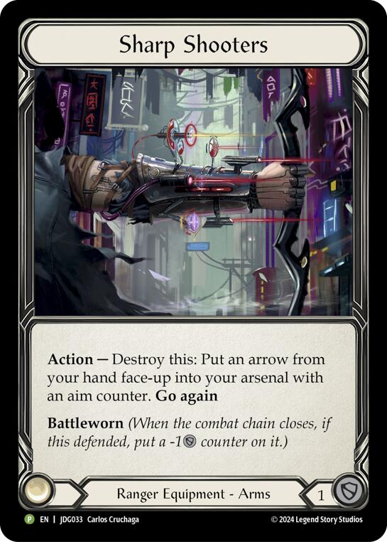 Sharp Shooters [JDG033] (Promo)  Cold Foil | Webway Games