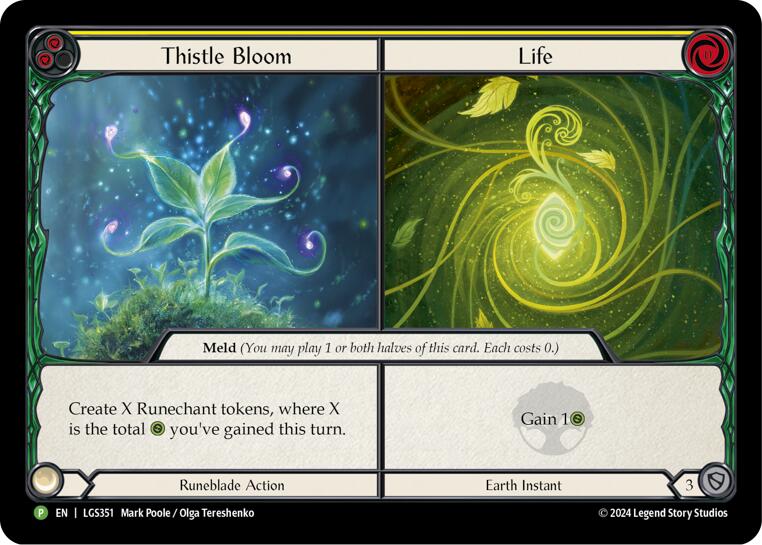 Thistle Bloom // Life [LGS351] (Promo)  Cold Foil | Webway Games