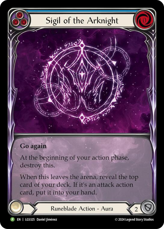 Sigil of the Arknight (Extended Art) [LGS325] (Promo)  Rainbow Foil | Webway Games