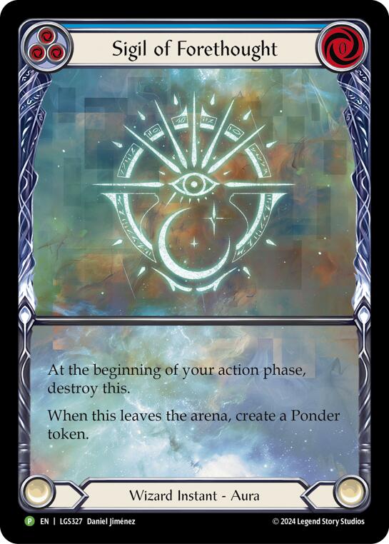 Sigil of Forethought (Extended Art) [LGS327] (Promo)  Rainbow Foil | Webway Games
