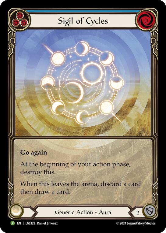 Sigil of Cycles (Extended Art) [LGS329] (Promo)  Rainbow Foil | Webway Games