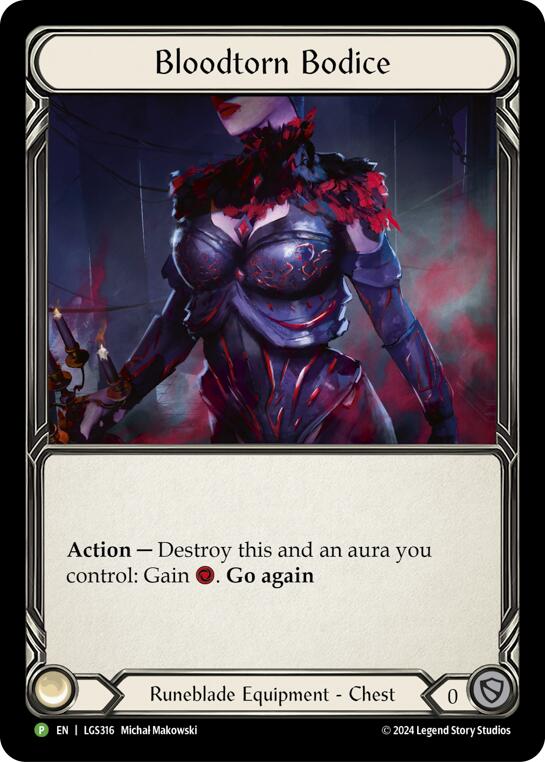 Bloodtorn Bodice [LGS316] (Promo)  Rainbow Foil | Webway Games