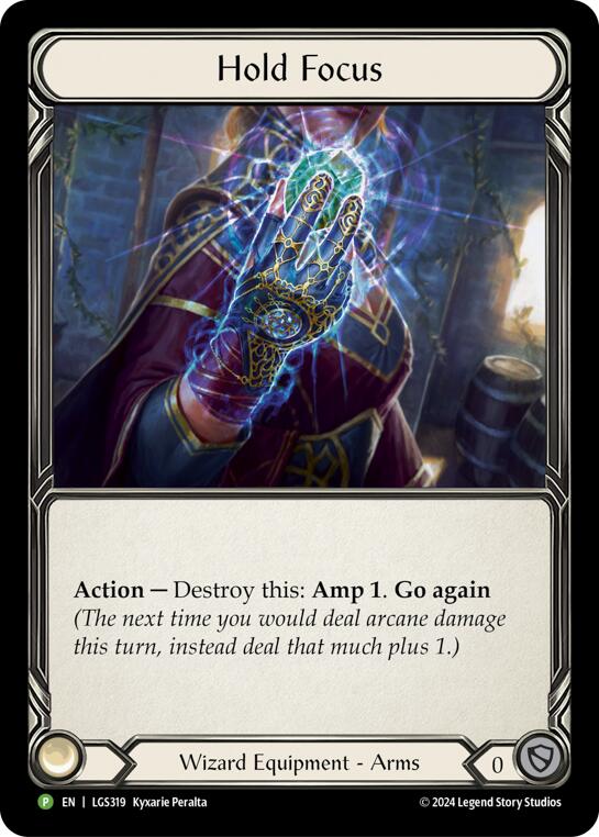 Hold Focus - LGS319 [LGS319] (Promo)  Rainbow Foil | Webway Games