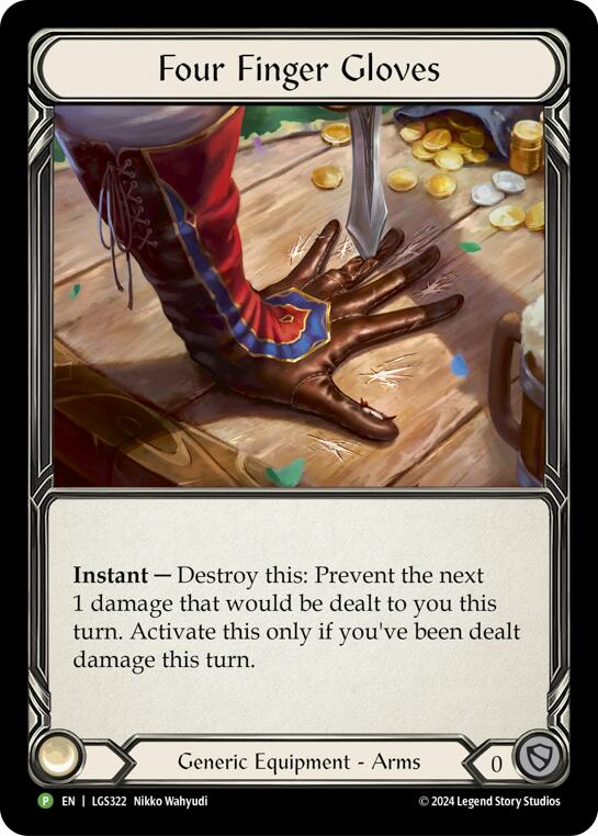Four Finger Glove - LGS322 [LGS322] (Promo)  Rainbow Foil | Webway Games