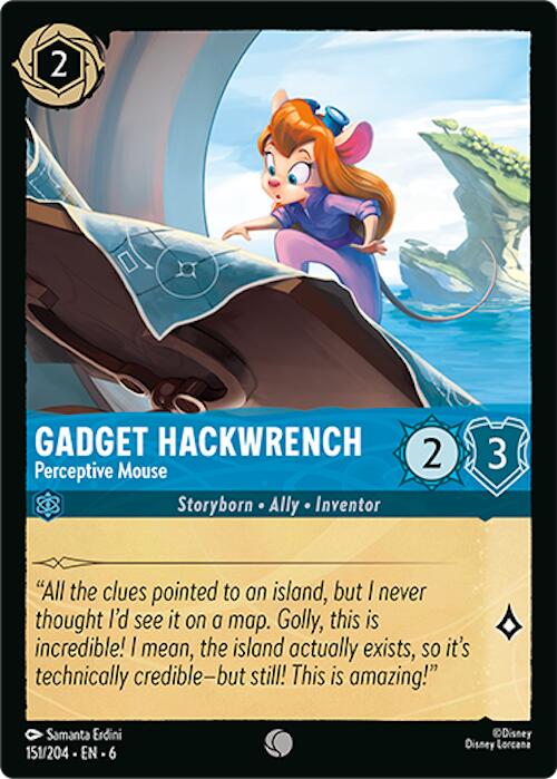 Gadget Hackwrench - Perceptive Mouse (151/204) [Azurite Sea] | Webway Games