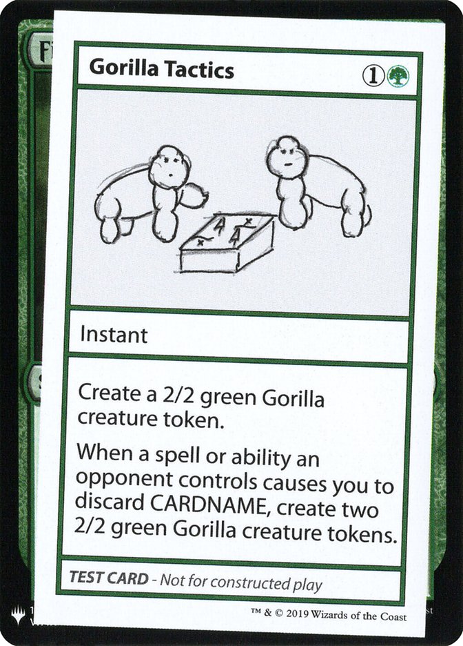 Gorilla Tactics [Mystery Booster Playtest Cards] | Webway Games