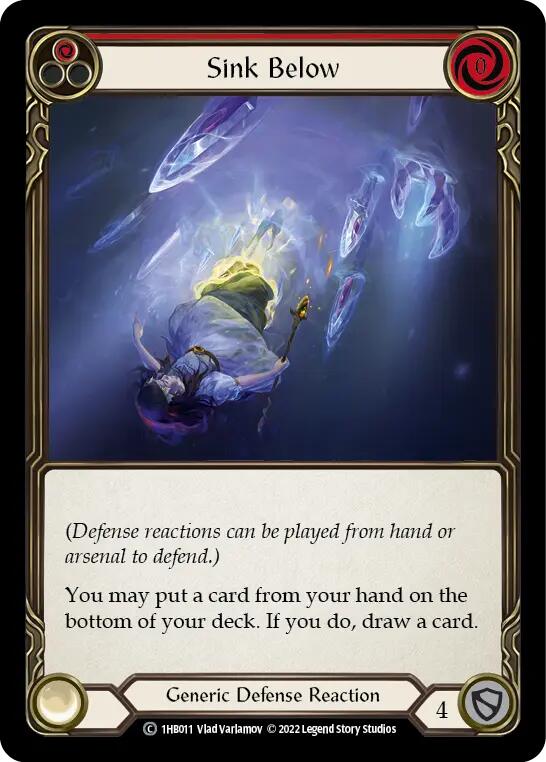 Sink Below (Red) [1HB011] (History Pack 1 Bravo Blitz Deck) | Webway Games